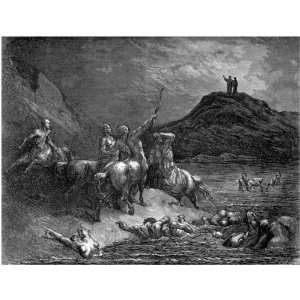   : Window Cling Gustave Dore Dante The Centaurs Nessus: Home & Kitchen