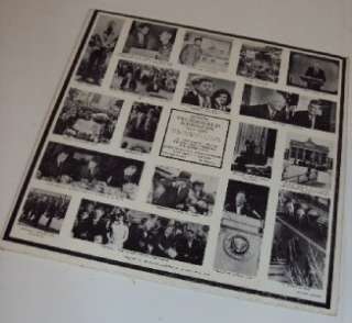   Kennedy Diplomat Record JFK 1963 Memorial Album Vinyl Speeches LP