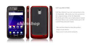 Samsung Galaxy S2 Skyrocket AT&T I727 SGP Neo Hybrid Red Case Cover 