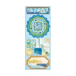   Cardstock Stickers 4.5X12 Sheet Splishin & Splashin Home & Kitchen