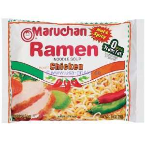 Maruchan Ramen Hot & Spicy Chicken Noodle Soup 3 oz  
