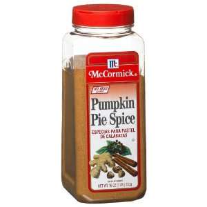 McCormick Pumpkin Pie Spice Mix (no Msg), 16 Ounce Plastic Bottle 