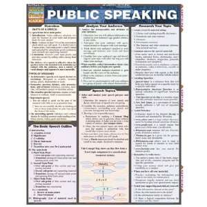  BarCharts  Inc. 9781572226432 Public Speaking  Pack of 3 
