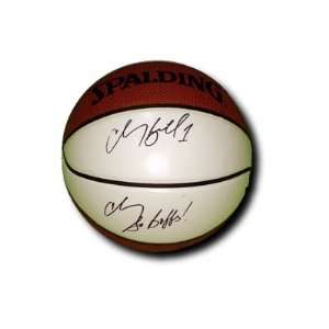  Chauncey Billups Autographed Ball   White Panel . Sports 