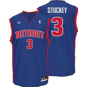 Rodney Stuckey Blue Adidas Revolution 30 NBA Replica Detroit Pistons 