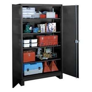  Lyon Heavy Duty Storage Cabinet 36x24x82   Black: Home 