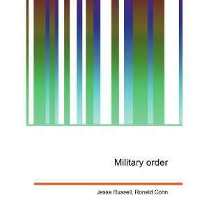  Military order Ronald Cohn Jesse Russell Books