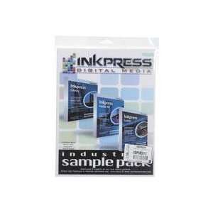  Inkpress Sample Pack of 3 Sheets each 8.5x11 of Luster 