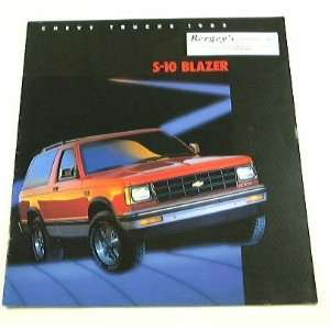  1985 85 Chevrolet Chevy S 10 BLAZER BROCHURE Sport 4x4 
