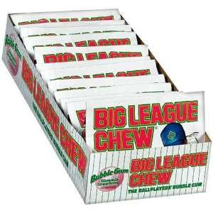 Big League Chew, Strawberry, 2.1 Ounce: Grocery & Gourmet Food