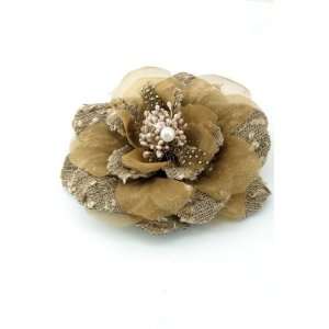 Fashion Jewelry Elegant Flower Hair Clip Pin Brooch Clothing Hats 