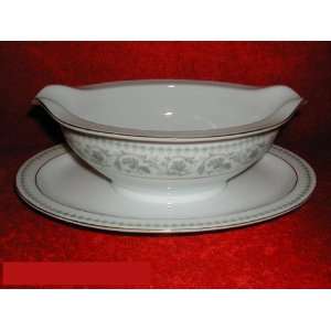  Rose China Ada #3705 Gravy Boat With Stand   1 Pc Kitchen 