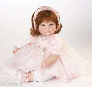PINK PETALS Adora Charisma Toddler Vinyl Doll 20 PINK DRESS RED HAIR 