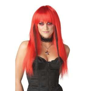  Chopstix Costume Wig   Red/Black): Toys & Games