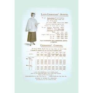   printed on 20 x 30 stock. Lady Choristers Outfits: Home & Kitchen