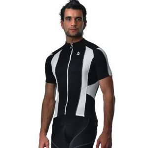  Etxeondo Bantu Cycling Jersey Black/White Size XXL Sports 