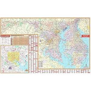  Universal Map 2533827 Maryland Delaware Wall Map Rolled 