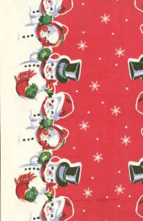 Moda Vintage Style Christmas Toweling Snow Buddies 1/2y  
