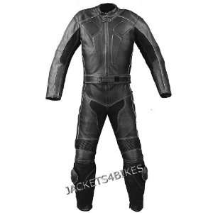  2PC MOTORCYCLE LEATHER RACING HUMP 2 PC SUIT ARMOR 46 Automotive