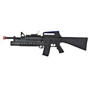  M16 Machine Gun with Grenade Launcher Lights and Sounds 