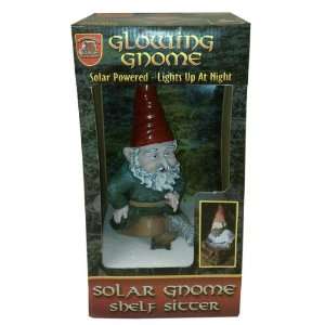  Solar Gnome Sitter   Merlin: Patio, Lawn & Garden