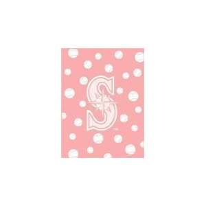  Seattle Mariners 60X80 Softie Collection Pink Blanket 