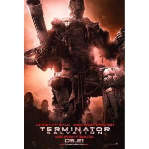 Terminator: Salvation Poster Brazilian 27x40 Christian Bale Anton 