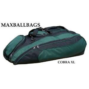  Green Cobra XL Softball Baseball Catchers Bat Equipment Roller Bag 