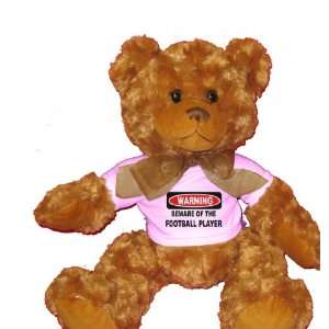   THE FOOTBALL PLAYER Plush Teddy Bear with WHITE T Shirt: Toys & Games