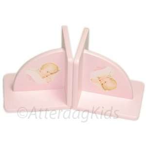  Melissa Frances   Pink Snugly Baby Bookends Baby