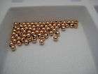 wholesale lot of 10 pcs 14k pink rose 3mm hollow gold $ 19 95 time 