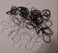 100 Doll Hair Styling Barbie Ponytail Sm Rubber Bands  