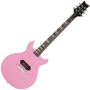    Daisy Rock Elite Rebel Guitar, Sheena Pink Musical Instruments
