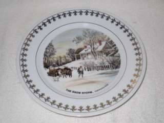 Roy Thomas Collection Currier Ives Four Seasons Plate  