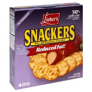 Liebers, Cookie Reduced Fat Snacker, 14.5 Ounce (12 Pack):  