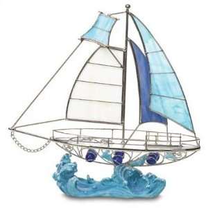  Glass Sailboat