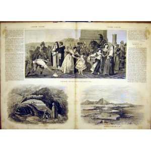  Rome Smits Cave Carthagena Beach Sea French Print 1865 