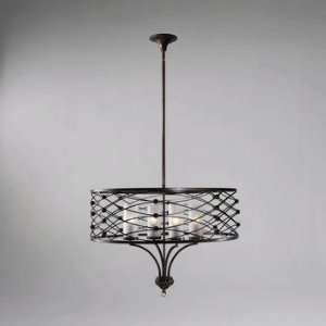 Cyan Lighting 02680 Clarisse   Four Light Pendant, Calcutta Dusk 