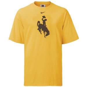  Wyoming Cowboys Nike Classic Logo Tee: Sports & Outdoors
