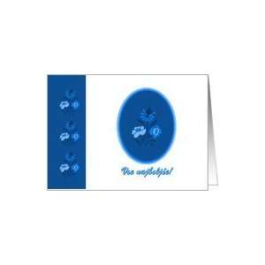  slovenian blue floral birthday wishes, Card Health 