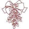 OESD Embroidery Designs CD VICTORIAN CHRISTMAS REDWORK  