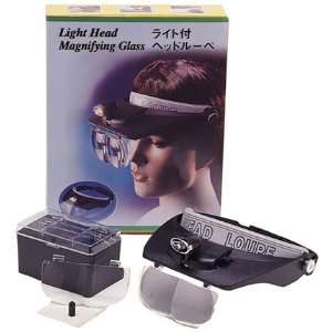  Illuminated Head Magnifier 4 Lense 