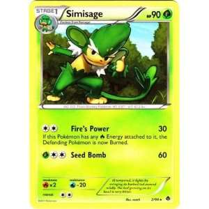  Pokemon   Simisage (2)   Emerging Powers   Reverse 