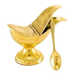    Church Supplies   Boat & Spoon, 22k Gold Plate 