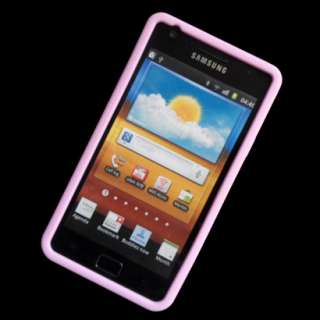   Galaxy S II Pink Hello Kitty Silicone Silicon Case Cover Skin  
