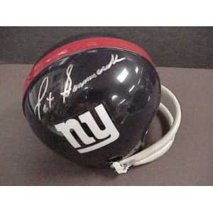  Pat Summerall Autographed Mini Helmet   w COA 