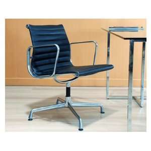  Aluminum Group Chair in Leather