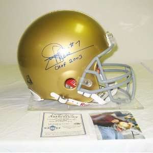  Joe Theismann Autographed/Hand Signed Notre Dame Full Size 