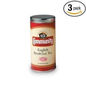 Community Coffee English Breakfast Tea One Cup Pods, 90 Gram (Pack of 