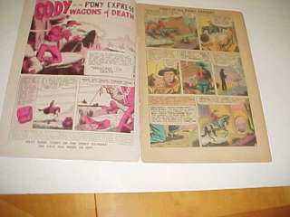 Cody of the Pony Express 1 Fox Comics Sept 1950 SCARCE  